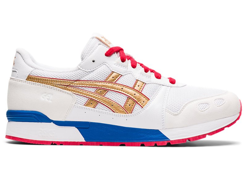 Tenis Asics Gel-lyte Mujer Blancos Dorados | MX4888-028