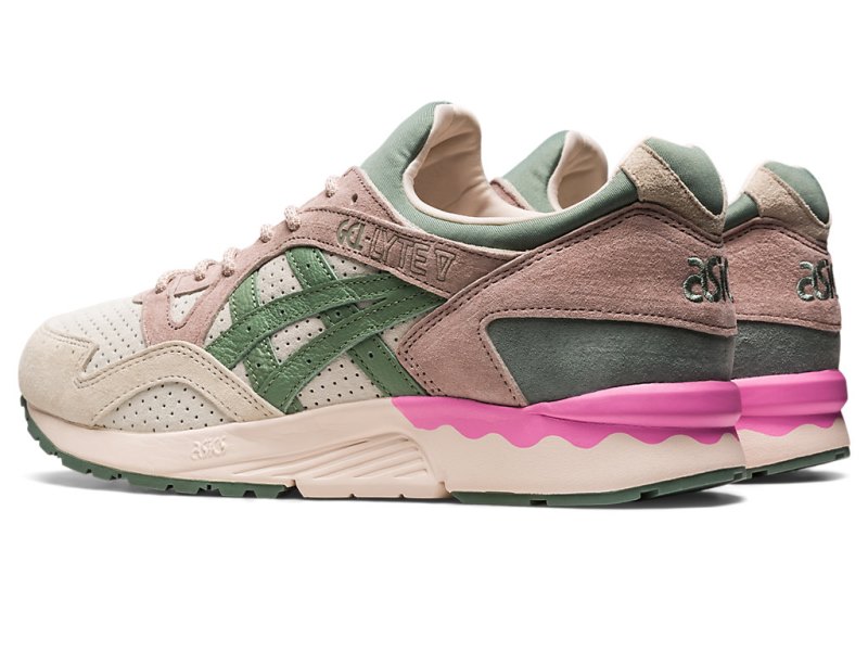 Tenis Asics Gel-lyte V Spring In Japan Mujer Creme Grises | MX6528-056