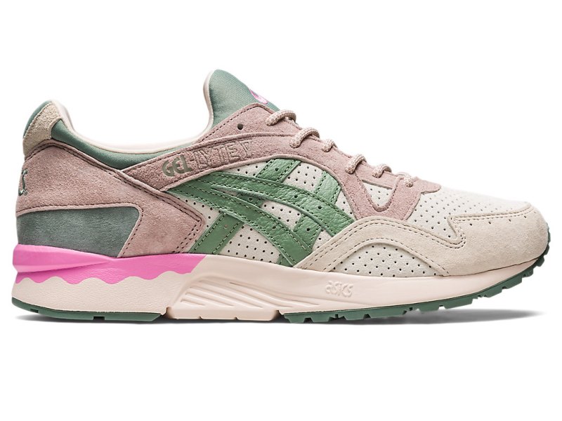 Tenis Asics Gel-lyte V Spring In Japan Mujer Creme Grises | MX6528-056