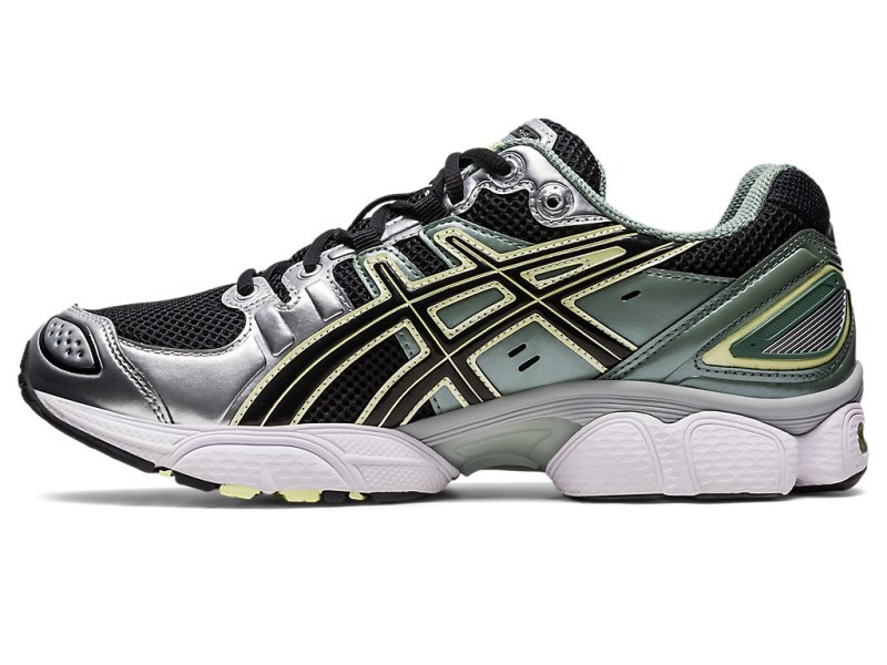 Tenis Asics Gel-nimbus 9 Hombre Negros Plateados | MX6989-649