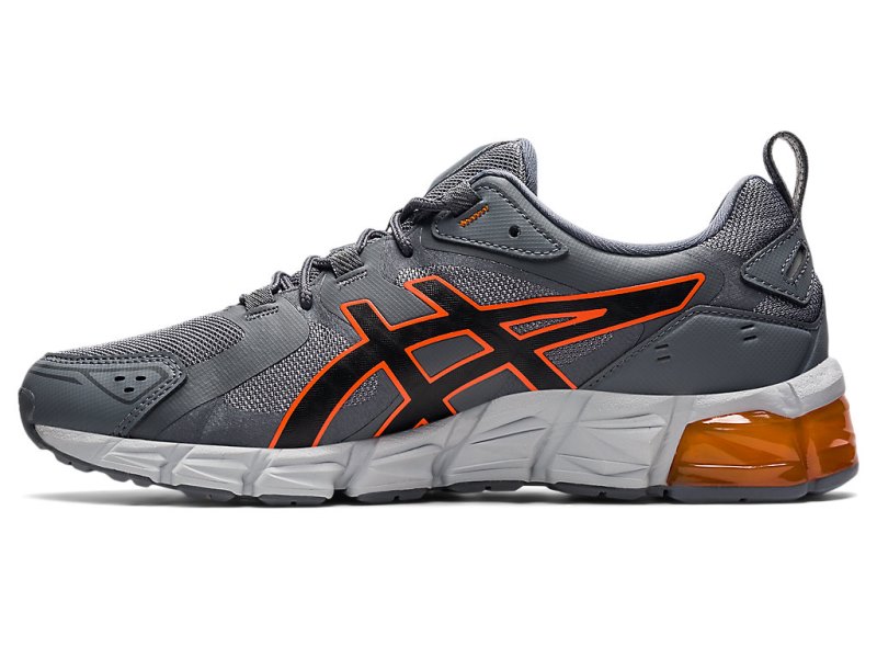 Tenis Asics Gel-quantum 180 Hombre Grises Naranjas | MX0514-733