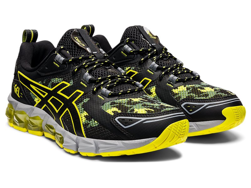 Tenis Asics Gel-quantum 180 Hombre Negros Amarillos | MX9478-544