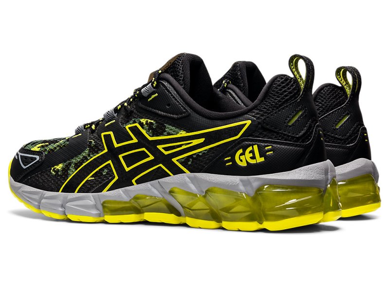 Tenis Asics Gel-quantum 180 Hombre Negros Amarillos | MX9478-544