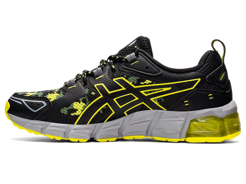 Tenis Asics Gel-quantum 180 Hombre Negros Amarillos | MX9478-544