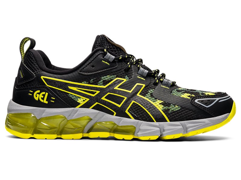 Tenis Asics Gel-quantum 180 Hombre Negros Amarillos | MX9478-544