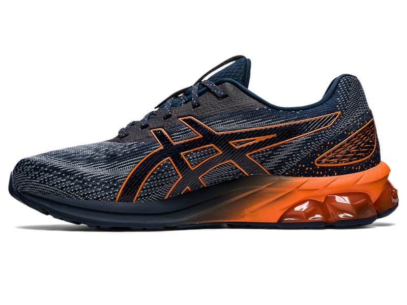 Tenis Asics Gel-quantum 180 VII Hombre Azules Naranjas | MX2428-947