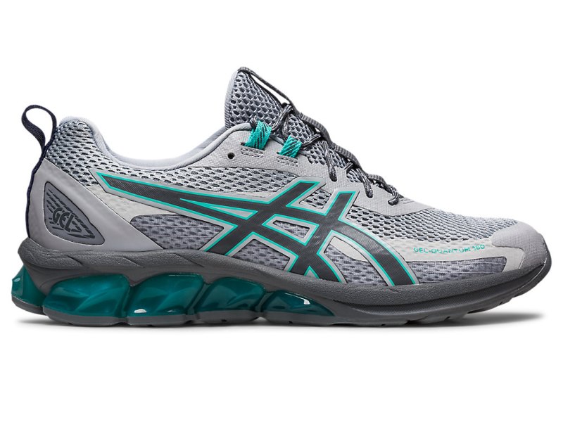 Tenis Asics Gel-quantum 180 VII Hombre Grises Verdes Claro | MX3070-548