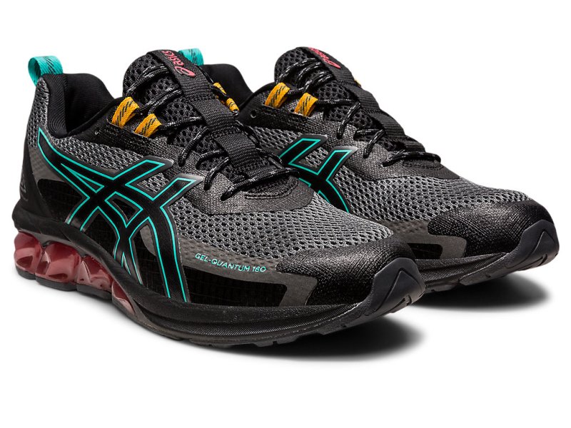 Tenis Asics Gel-quantum 180 VII Hombre Grises Negros | MX6661-268