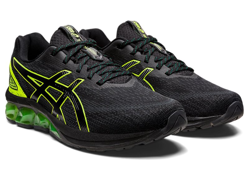 Tenis Asics Gel-quantum 180 VII Hombre Negros Amarillos | MX7597-912