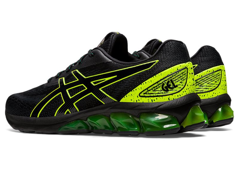 Tenis Asics Gel-quantum 180 VII Hombre Negros Amarillos | MX7597-912