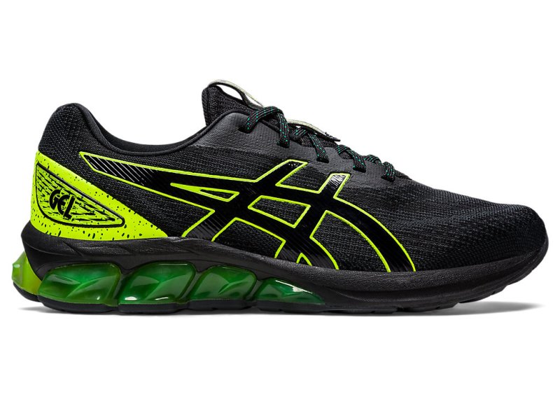 Tenis Asics Gel-quantum 180 VII Hombre Negros Amarillos | MX7597-912