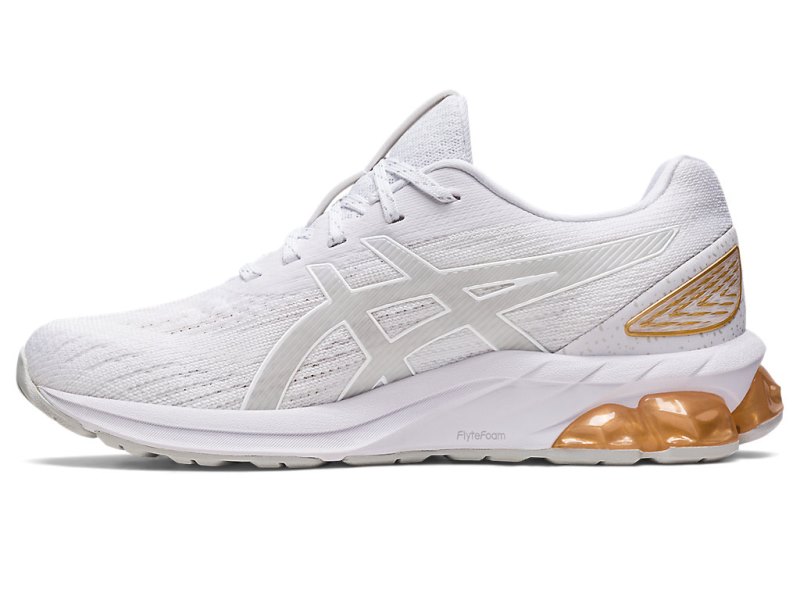 Tenis Asics Gel-quantum 180 VII Mujer Blancos Amarillos | MX0045-895