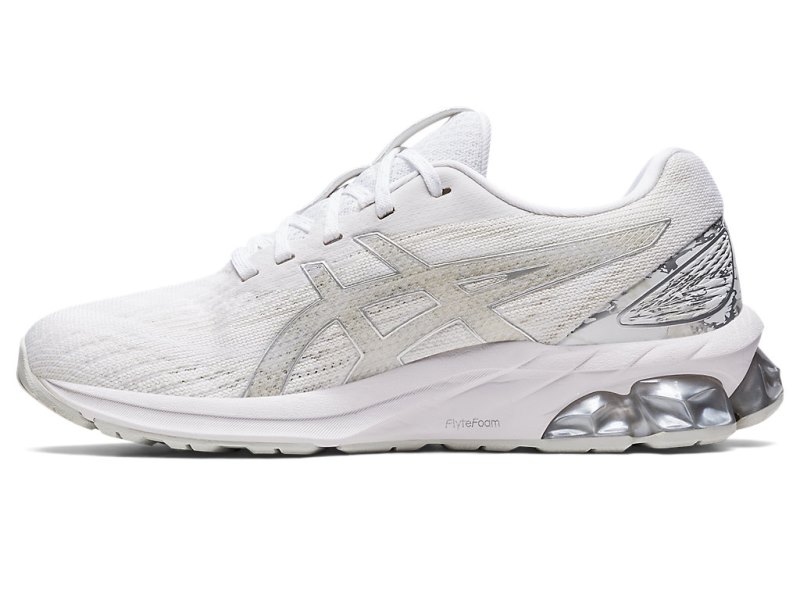 Tenis Asics Gel-quantum 180 VII Mujer Blancos Plateados | MX2413-051