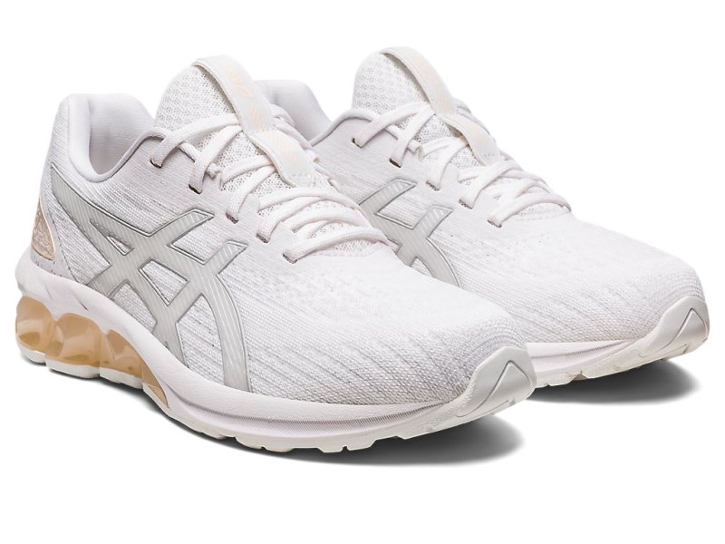 Tenis Asics Gel-quantum 180 VII Mujer Blancos Grises | MX3180-757