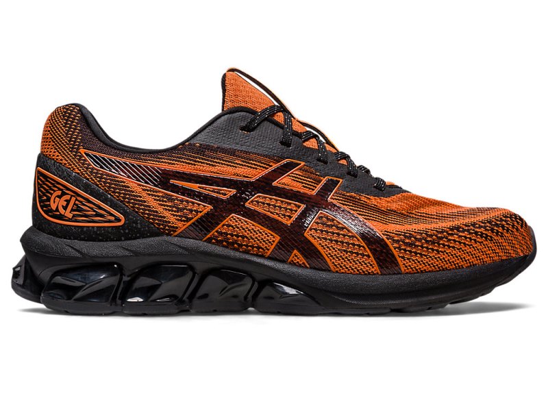 Tenis Asics Gel-quantum 180 VII Mujer Negros Naranjas | MX3092-964