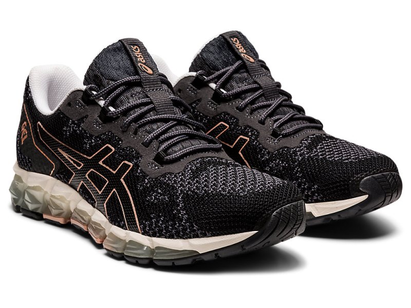 Tenis Asics Gel-quantum 360 6 Knit Mujer Negros Grises | MX5467-445