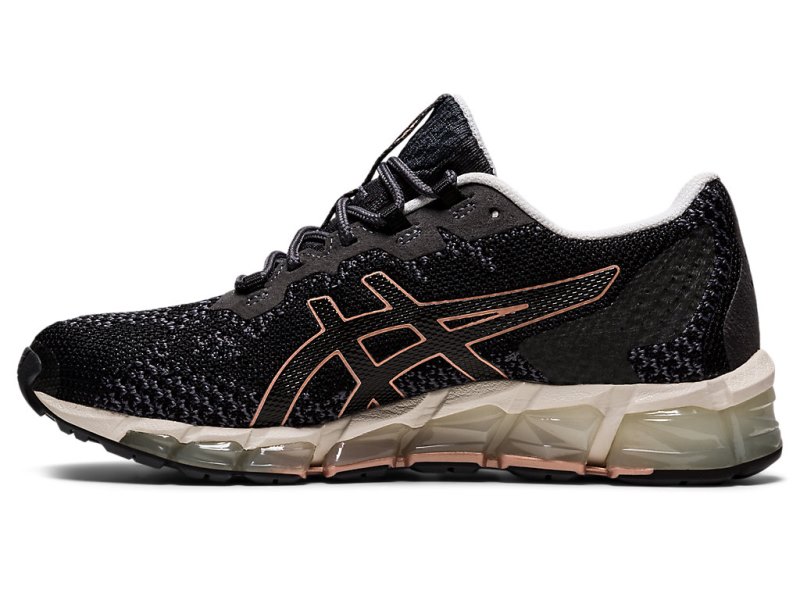 Tenis Asics Gel-quantum 360 6 Knit Mujer Negros Grises | MX5467-445