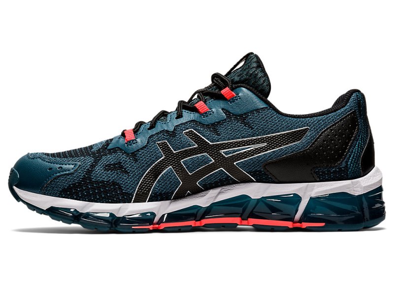 Tenis Asics Gel-quantum 360 6 Mujer Azules Negros | MX1966-165