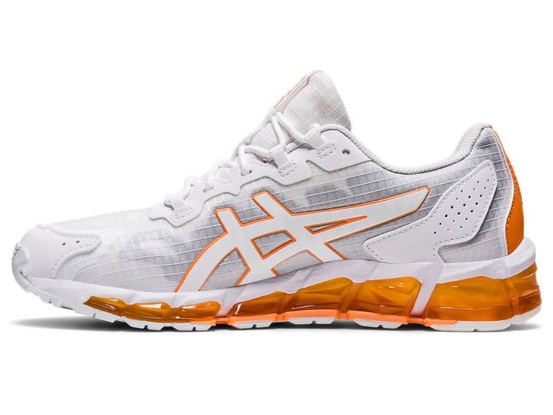 Tenis Asics Gel-quantum 360 6 Mujer Blancos Naranjas | MX1176-047