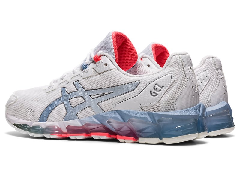 Tenis Asics Gel-quantum 360 6 Mujer Blancos Azules Claro | MX2664-841