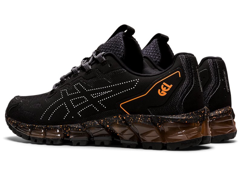 Tenis Asics Gel-quantum 360 6 Mujer Negros Naranjas | MX2788-050