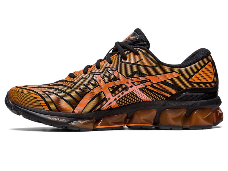 Tenis Asics Gel-quantum 360 VII Hombre Negros Naranjas | MX0950-385