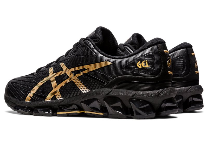 Tenis Asics Gel-quantum 360 VII Hombre Negros Dorados | MX9672-057