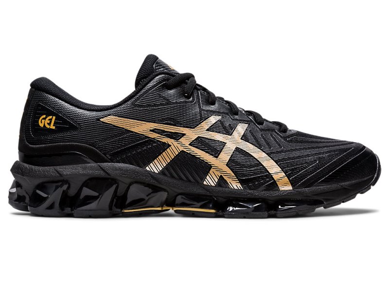 Tenis Asics Gel-quantum 360 VII Hombre Negros Dorados | MX9672-057