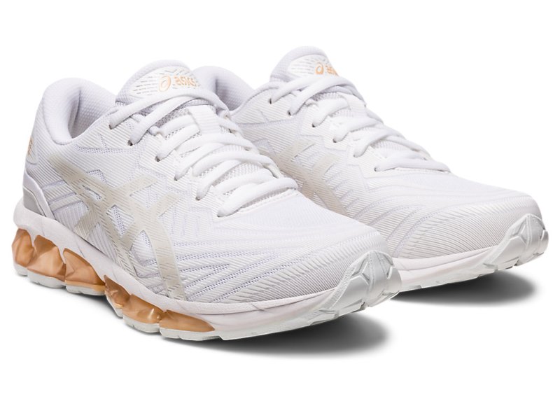 Tenis Asics Gel-quantum 360 VII Mujer Blancos Amarillos | MX1508-143