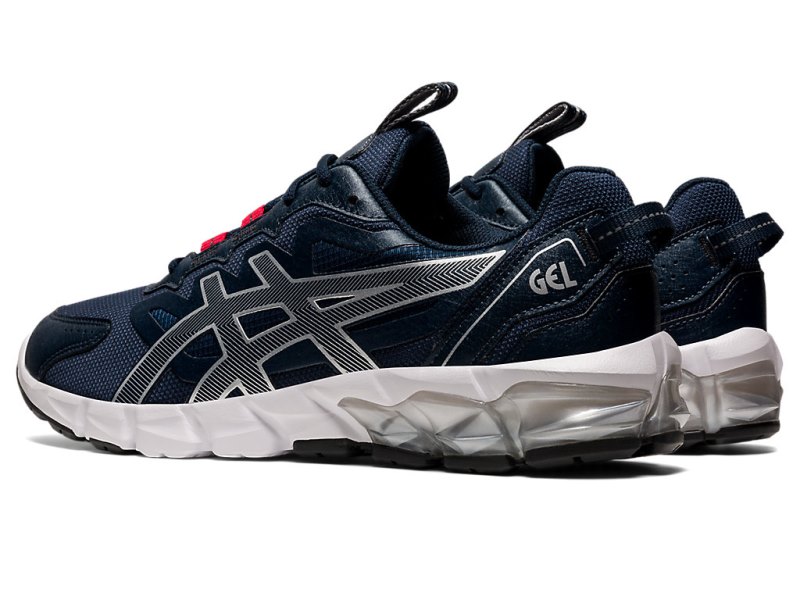 Tenis Asics Gel-quantum 90 3 Hombre Azules Plateados | MX9841-402