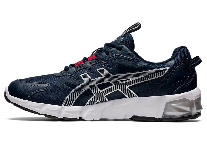 Tenis Asics Gel-quantum 90 3 Hombre Azules Plateados | MX9841-402