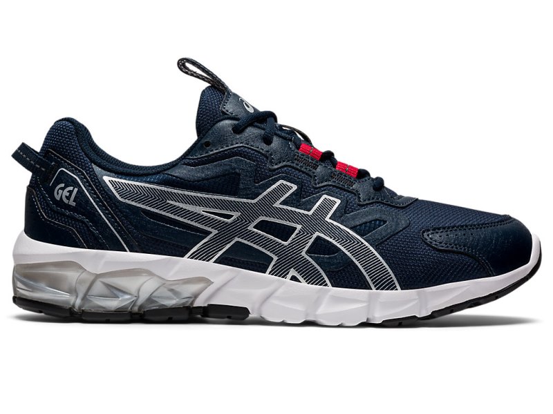 Tenis Asics Gel-quantum 90 3 Hombre Azules Plateados | MX9841-402