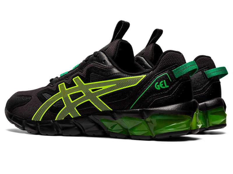 Tenis Asics Gel-quantum 90 3 Hombre Negros Amarillos | MX2911-352