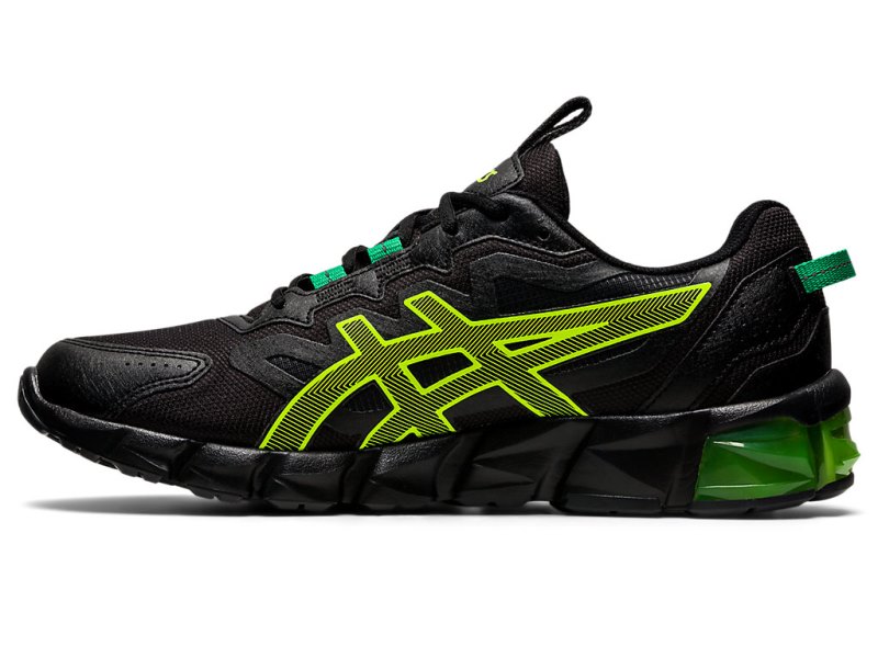 Tenis Asics Gel-quantum 90 3 Hombre Negros Amarillos | MX2911-352