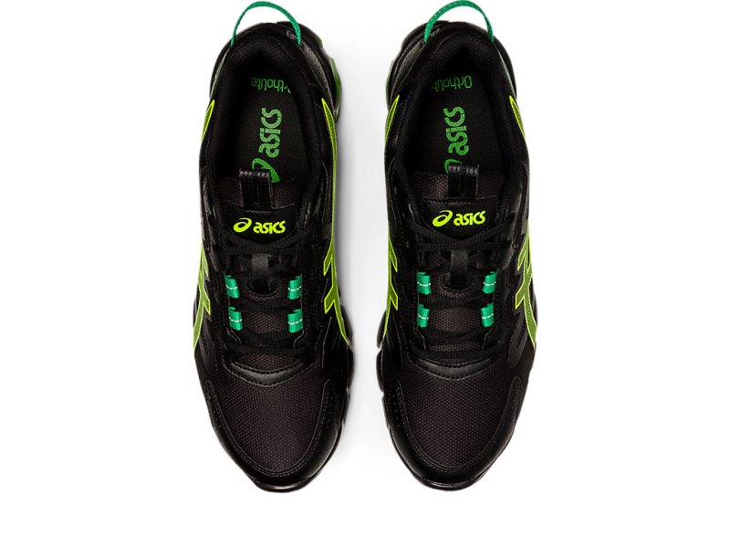 Tenis Asics Gel-quantum 90 3 Hombre Negros Amarillos | MX2911-352