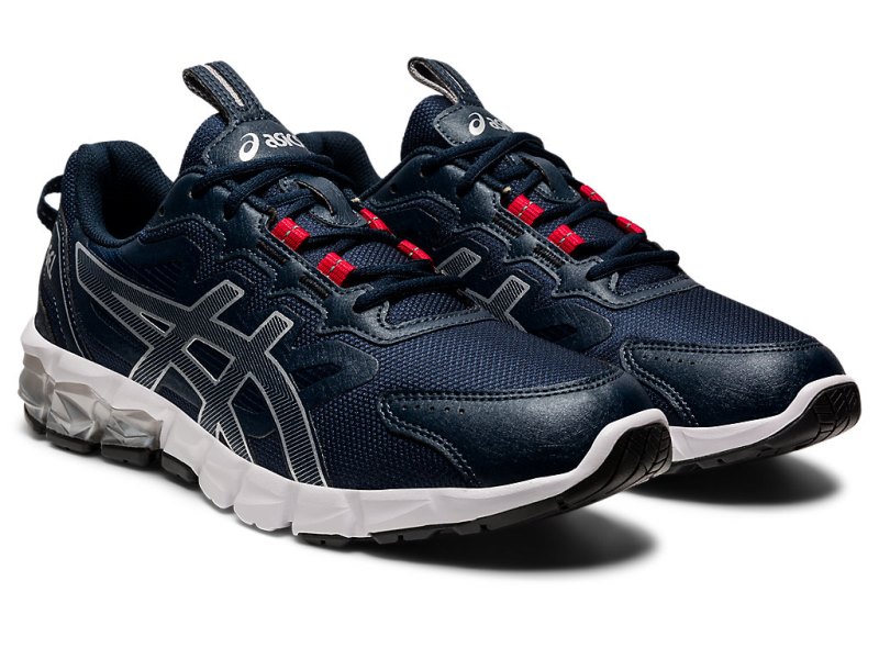 Tenis Asics Gel-quantum 90 3 Mujer Azules Plateados | MX0589-908