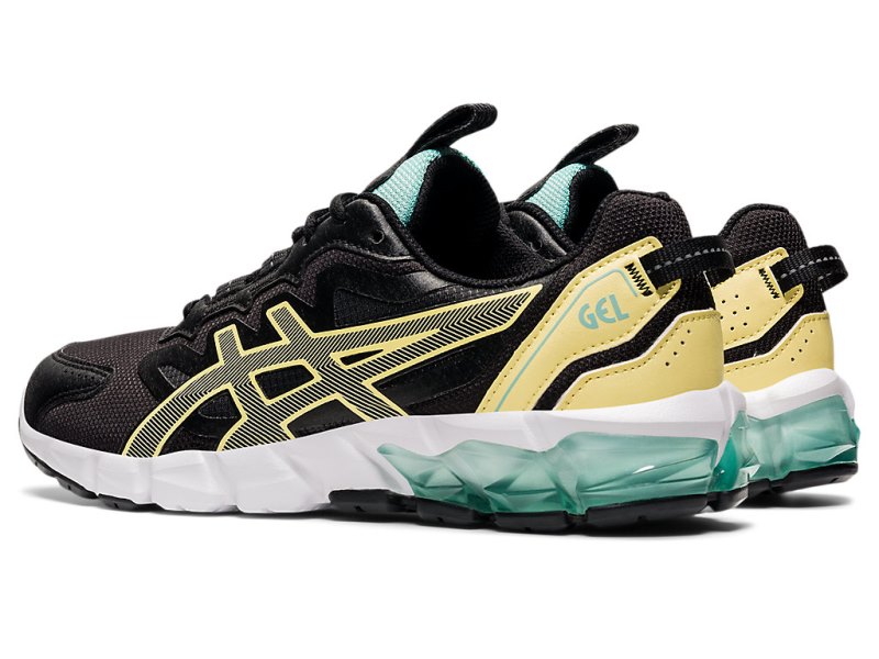 Tenis Asics Gel-quantum 90 3 Mujer Negros Amarillos | MX9264-682