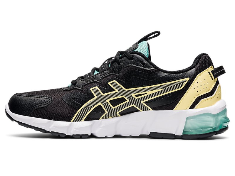 Tenis Asics Gel-quantum 90 3 Mujer Negros Amarillos | MX9264-682