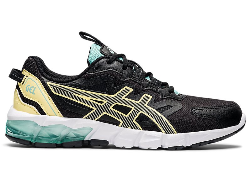 Tenis Asics Gel-quantum 90 3 Mujer Negros Amarillos | MX9264-682