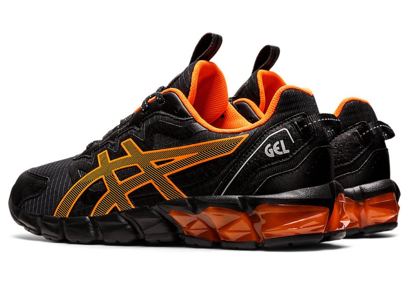 Tenis Asics Gel-quantum 90 Hombre Negros Naranjas | MX0849-769