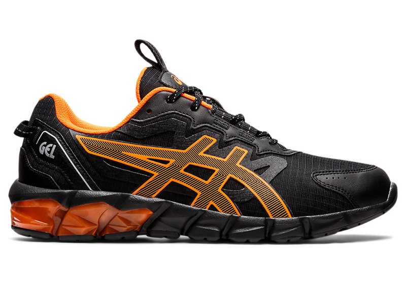 Tenis Asics Gel-quantum 90 Hombre Negros Naranjas | MX0849-769