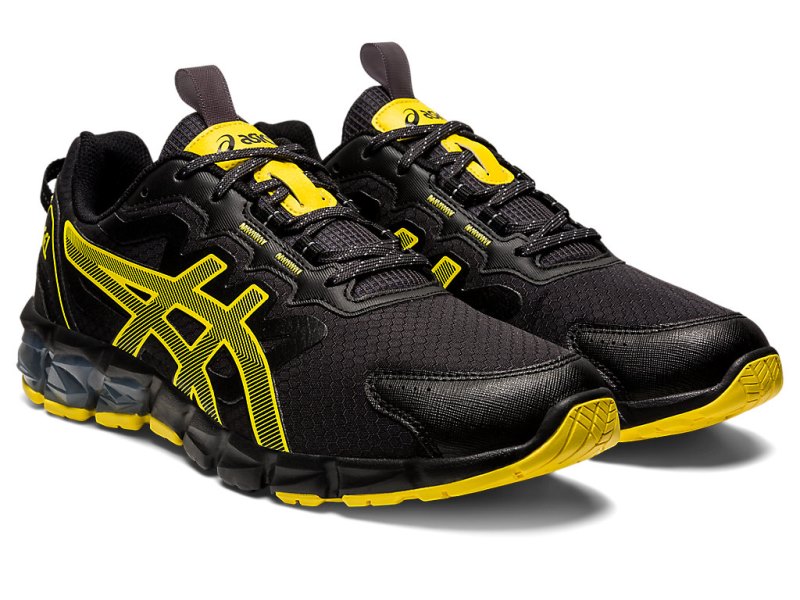 Tenis Asics Gel-quantum 90 Hombre Negros Amarillos | MX6917-964