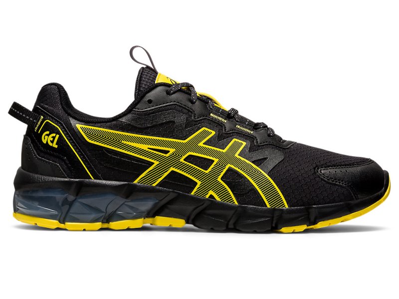 Tenis Asics Gel-quantum 90 Hombre Negros Amarillos | MX6917-964