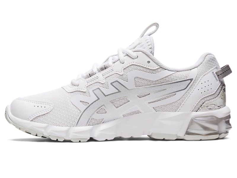 Tenis Asics Gel-quantum 90 Mujer Blancos Plateados | MX5877-784