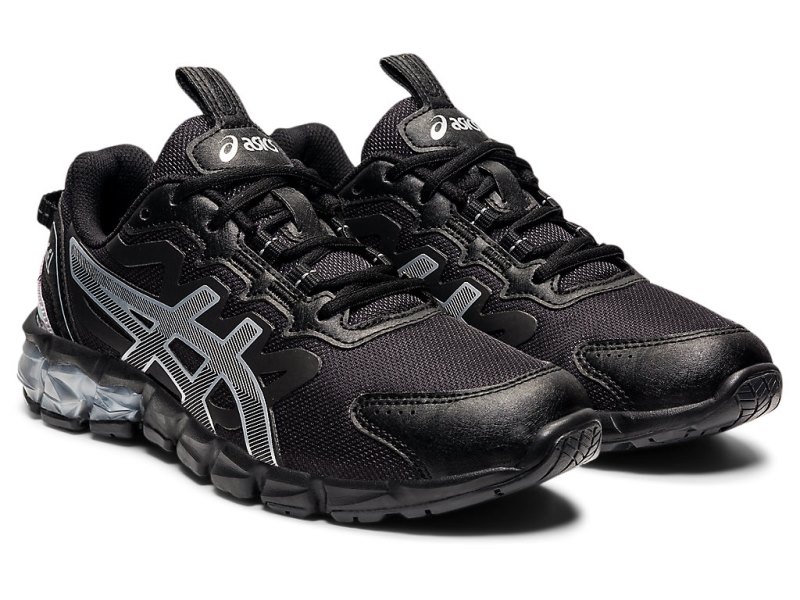 Tenis Asics Gel-quantum 90 Mujer Negros Plateados | MX9880-485