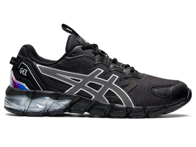 Tenis Asics Gel-quantum 90 Mujer Negros Plateados | MX9880-485