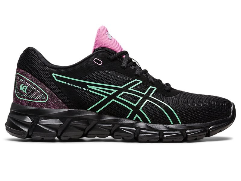 Tenis Asics Gel-quantum Lyte II Mujer Negros Verdes | MX1114-851