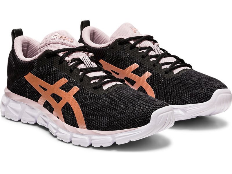 Tenis Asics Gel-quantum Lyte Mujer Negros Rosas Dorados | MX4718-194