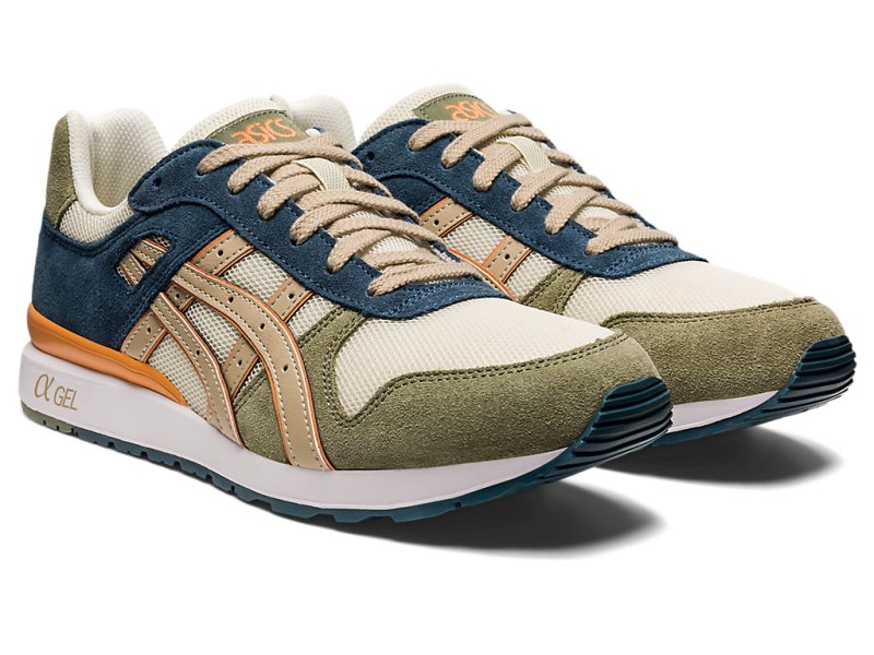 Tenis Asics Gt-II Hombre Creme Grises | MX7212-874