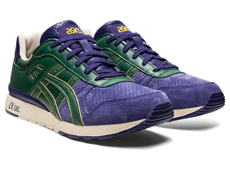 Tenis Asics Gt-II Hombre Morados Verdes | MX1298-401